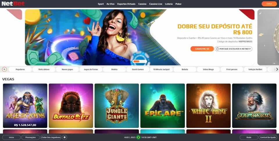 Explore mais de 1.000 jogos de cassino, todos garantidos como divertidos e confiáveis. O site atende a uma ampla gama de preferências de apostadores, proporcionando uma experiência gratificante para todos. Aproveite e ganhe em emocionantes jogos de cassino, incluindo caça-níqueis, roleta, blackjack, pôquer e muito mais.